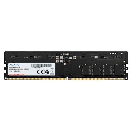 A-Data - DDR5 SDRAM - 5600 MHz - Unbuffered - Non-ECC - ADATA 8GB 5600MHZ U-DIMM Deskt