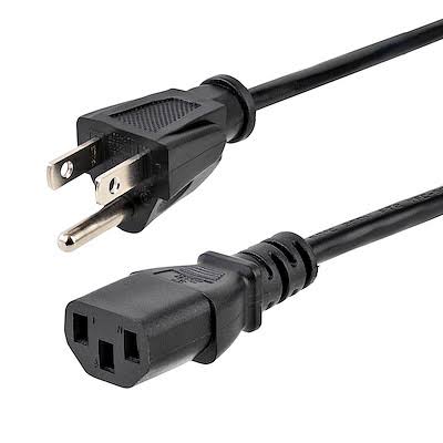 StarTech.com Cable de 3m de Alimentación Estándar para PC NEMA 5-15P a C13 Macho a Hembra - Cable de alimentación - NEMA 5-15 (M) a power IEC 60320 C13 - CA 125 V - 10 A - 3 m - negro - para P/N: ATX2PW500WH, KITBXAVHDPNA, KITBXDOCKPNA, KITBZPOWNA, MOD4POWERNA, RKPW161915