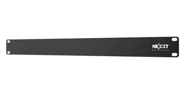 Nexxt Solutions Infrastructure - LGX Blank panel - Steel - Black - LGX Ciego