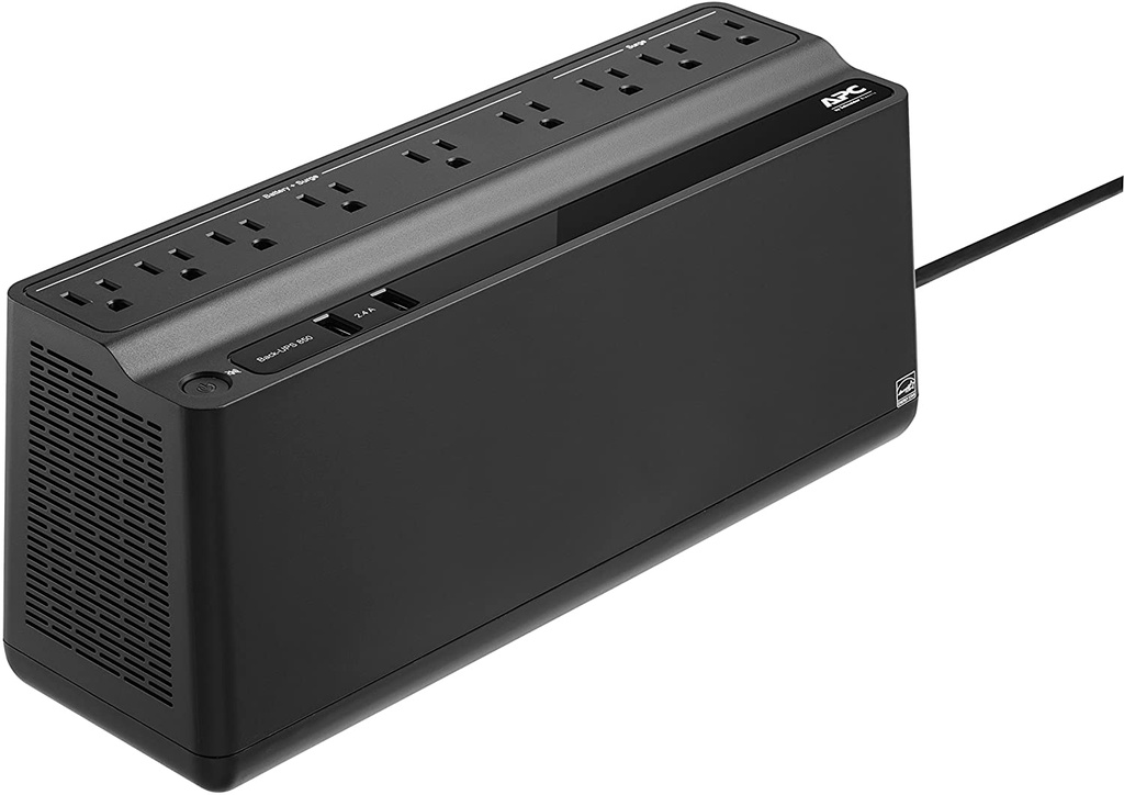 APC Back-UPS BE850M2 - UPS - CA 120 V - 450 vatios - 850 VA - conectores de salida: 9 - negro