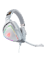 ASUS ROG Delta - White Edition - auricular - tamaño completo - cableado - USB, USB-C - blanco