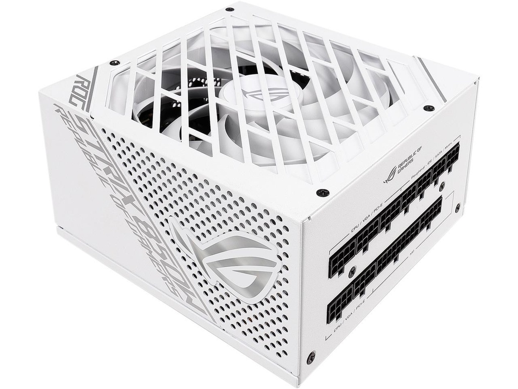 ASUS ROG-STRIX-850G-WHITE - White Edition - fuente de alimentación (interna) - ATX12V - 80 PLUS Gold - CA 100-240 V - 850 vatios - blanco