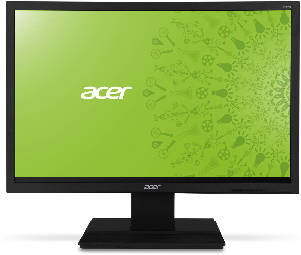 Acer V206HQL - Monitor LED - 19.5" - 1600 x 900 @ 60 Hz - TN - 200 cd/m² - 5 ms - VGA - negro