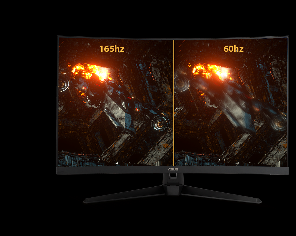 ASUS TUF Gaming VG32VQ1B - Monitor LED - curvado - 31.5" - 2560 x 1440 WQHD @ 165 Hz - VA - 250 cd/m² - 3000:1 - 1 ms - 2xHDMI, DisplayPort - altavoces