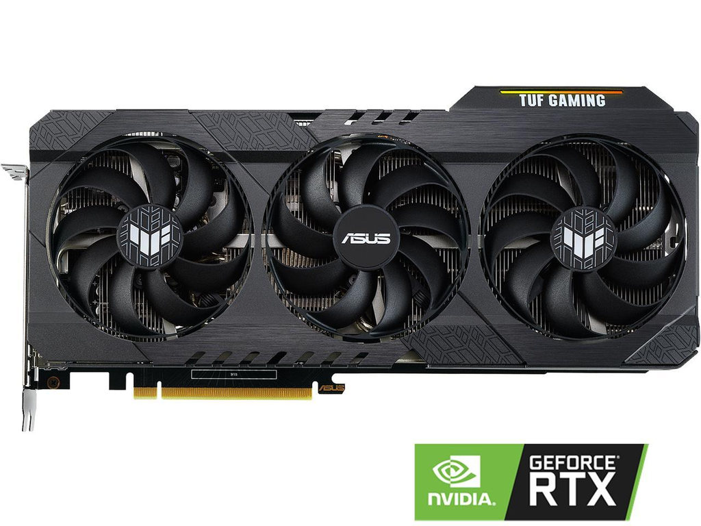 ASUS TUF-RTX3060TI-O8G-GAMING - OC Edition - tarjeta gráfica - GF RTX 3060 Ti - 8 GB GDDR6 - PCIe 4.0 x16 - 2 x HDMI, 3 x DisplayPort