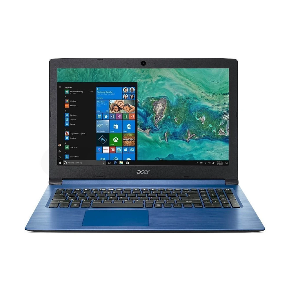 Acer - Notebook - 15.6" - Intel Core i3 I3-7020U - 4 GB - 1 TB - Windows 10 Home - Blue - Spanish - 1-year warranty - NX.HAFAL.004