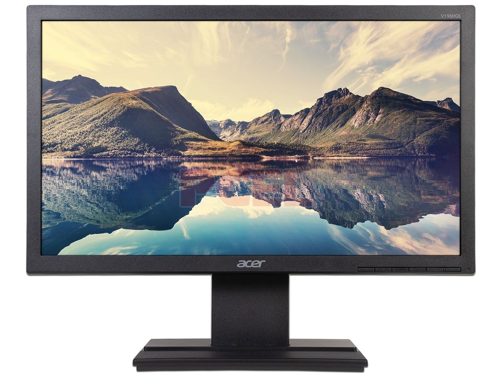 Acer V196HQLAb - LED-backlit LCD monitor - 18.5" - 1366 x 768 - TN - VGA (DB-15) - Black - VESA 100
