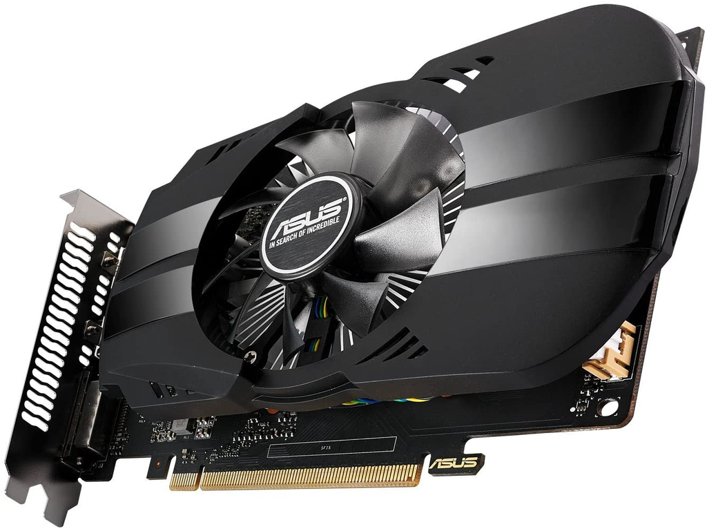 ASUS PH-GTX1050TI-4G - Tarjeta gráfica - GF GTX 1050 Ti - 4 GB GDDR5 - PCIe 3.0 x16 - DVI, HDMI, DisplayPort