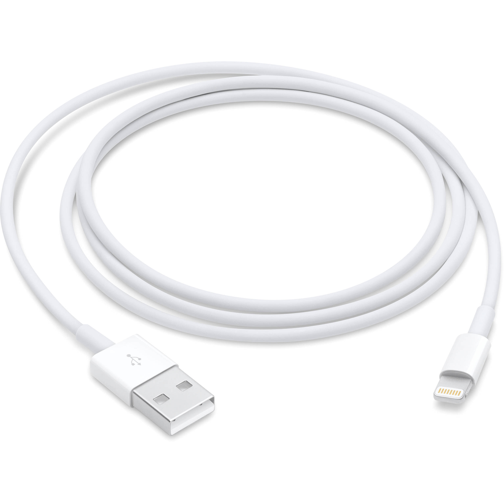 Apple - Cable Lightning - Lightning (M) a USB (M) - 1 m - para iPad/iPhone/iPod (Lightning)