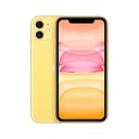 Apple iPhone 11 - Teléfono inteligente - SIM doble - 4G Gigabit Class LTE - 128 GB - 6.1" - 1792 x 828 píxeles (326 ppi) - Liquid Retina HD display (cámara frontal de 12 MP) - 2 x cámaras traseras - amarillo