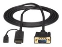 StarTech.com Cable de 1,8m Conversor Activo HDMI a VGA - Adaptador 1920x1200 1080p - Vídeo conversor - HDMI - VGA - negro - para P/N: MST30C2DPPD