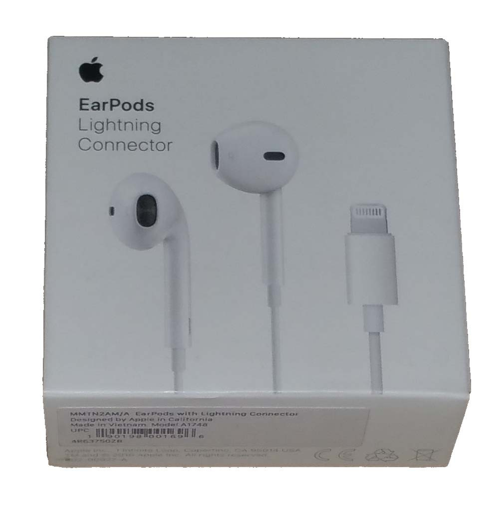 Apple EarPods - Earphones with mic - ear-bud - wired - for iPhone 7 Plus - EarPods with Lightn