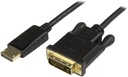 StarTech.com Cable 91cm Adaptador de Vídeo DisplayPort a DVI - Conversor - Mini DP Macho - DVI-D Macho - Hasta 1920x1200 - Pasivo - Negro - Cable del monitor - DisplayPort (M) a DVI-D (M) - 91.4 cm - negro - para P/N: DK30CH2DEP, DK30CH2DEPUE