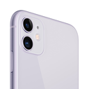 Apple iPhone 11 - Teléfono inteligente - SIM doble - 4G Gigabit Class LTE - 128 GB - 6.1" - 1792 x 828 píxeles (326 ppi) - Liquid Retina HD display (cámara frontal de 12 MP) - 2 x cámaras traseras - púrpura
