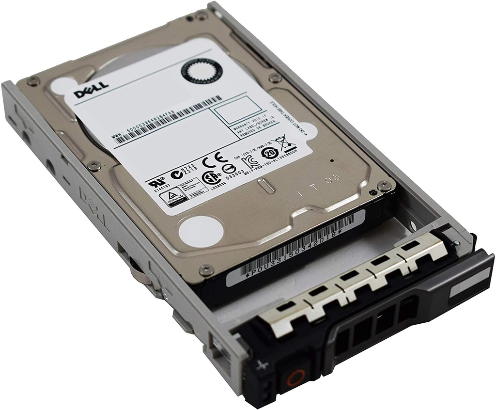 Dell - Disco duro - 1.2 TB - hot-swap - 2.5" - SAS 12Gb/s - 10000 rpm - para Dell EMC ME424 (2.5"); PowerEdge T440 (2.5"), T640 (2.5"); PowerVault ME4024 (2.5")
