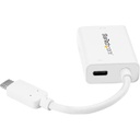 StarTech.com Adaptador Gráfico USB-C a HDMI con Entrega de Potencia - Adaptador de Vídeo USBC a HDMI con Power Delivery - 4K 60Hz - Adaptador de vídeo externo - USB-C - HDMI - blanco