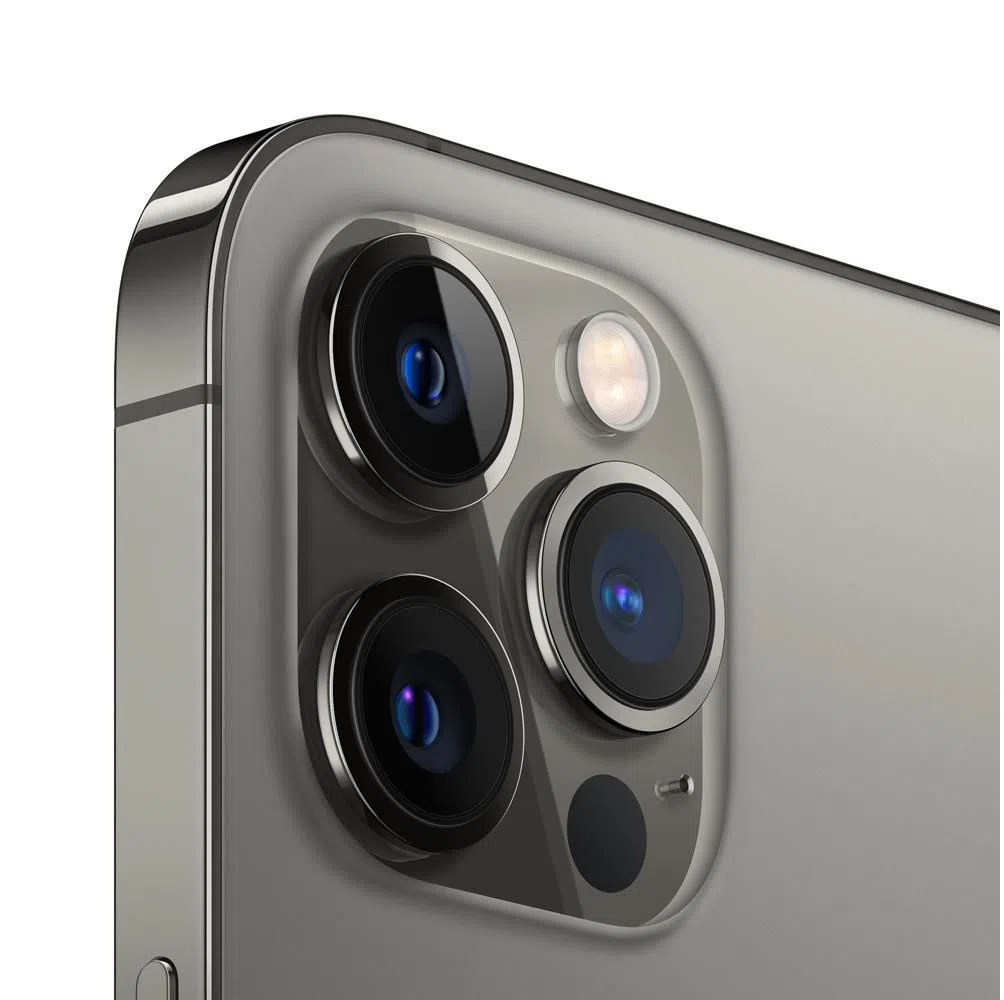 Apple iPhone 12 Pro Max - Teléfono inteligente - SIM doble - 5G NR - 128 GB - 6.7" - 2778 x 1284 píxeles (458 ppi) - Super Retina XDR Display (cámara frontal de 12 MP) - 3 x cámaras traseras - grafito
