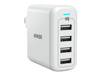 Belkin BOOST CHARGE PRO - Adaptador de corriente - 98 vatios - PD - 4 conectores de salida (2 x USB, 2 de USB-C de 24 pines con suministro de potencia) - blanco