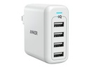 Belkin BOOST CHARGE PRO - Adaptador de corriente - 98 vatios - PD - 4 conectores de salida (2 x USB, 2 de USB-C de 24 pines con suministro de potencia) - blanco