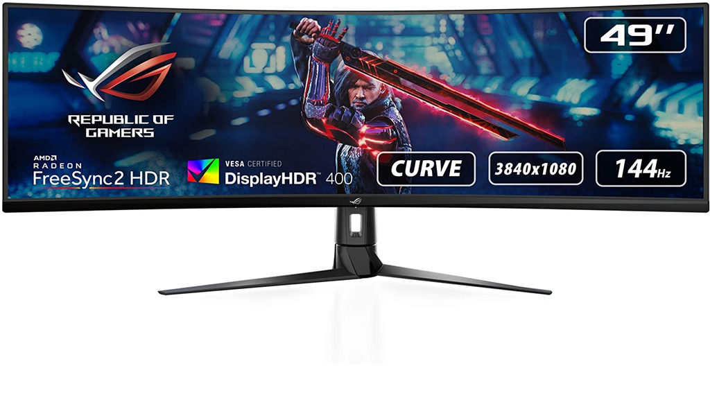 Asus Strix XG49VQ - WLED - Curved Screen - 49" - 3840 x 1080 - VA - HDMI / DisplayPort / USB - Black