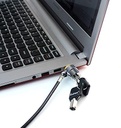 RUBAN-/RUBAN - Cable de seguridad para ordenador portátil (2 llaves)