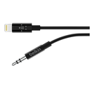 Belkin - Cable de Lightning a conector de auriculares - Lightning (M) a miniconector estéreo (M) - 91.4 cm - negro - para Apple iPad/iPhone/iPod (Lightning)