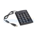 TGACPUK10-/TARGUS TECLADO NUMERICO MINI USB CON HUB USB 2PUERTOS.