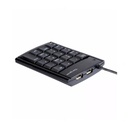 TGACPUK10-/TARGUS TECLADO NUMERICO MINI USB CON HUB USB 2PUERTOS.