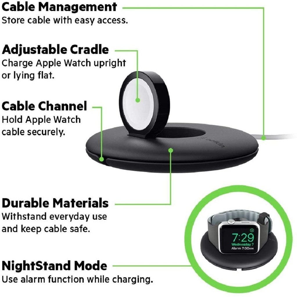 Belkin Travel - Base de carga para reloj inteligente - para Apple Watch