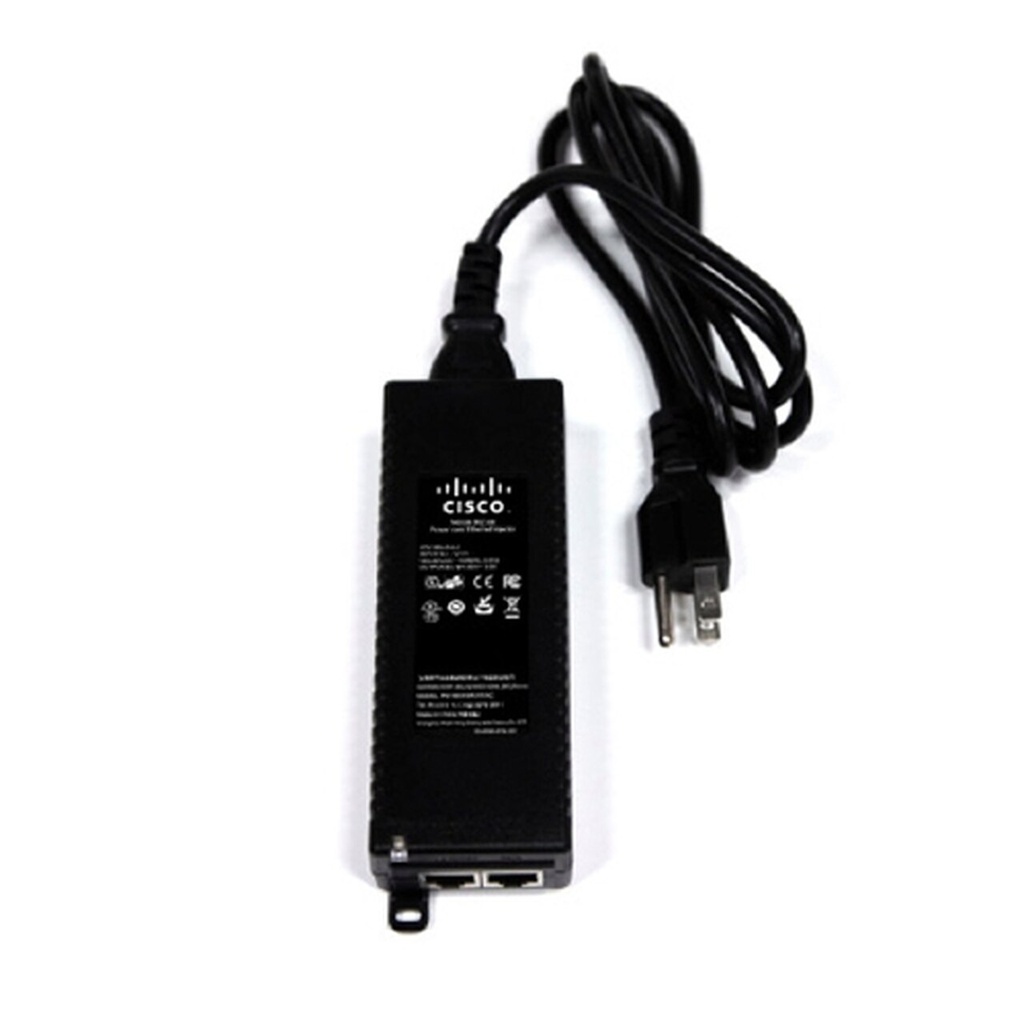 Cisco Meraki 802.3at PoE Injector - Inyector de corriente - CA 100-240 V - 30 vatios - conectores de salida: 1 - Estados Unidos - para Cisco Meraki MR12, MR16, MR18, MR24, MR26, MR32, MR33, MR34, MR62, MR66, MR72