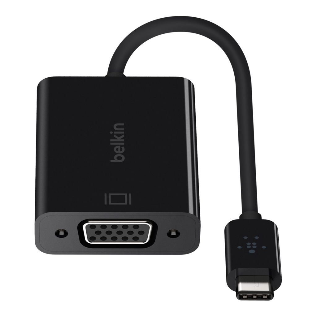 Belkin - Conversor de interfaz de vídeo - USB-C (M) a HD-15 (VGA) (H) - 15 cm