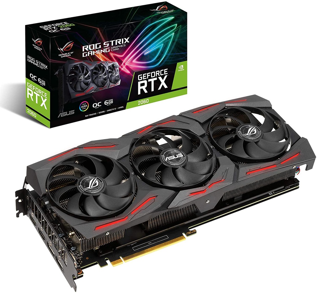 ASUS ROG STRIX - RTX2060-6G-EVO-V2-GAMING - PCI Express x16 - NVIDIA GeForce RTX 2060 - 6 GB - GDDR6 SDRAM