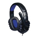 AUDIFONO UNNO ACE 13 (HS7213BL) USB NEGRO CON AZUL C/ MICROFONO