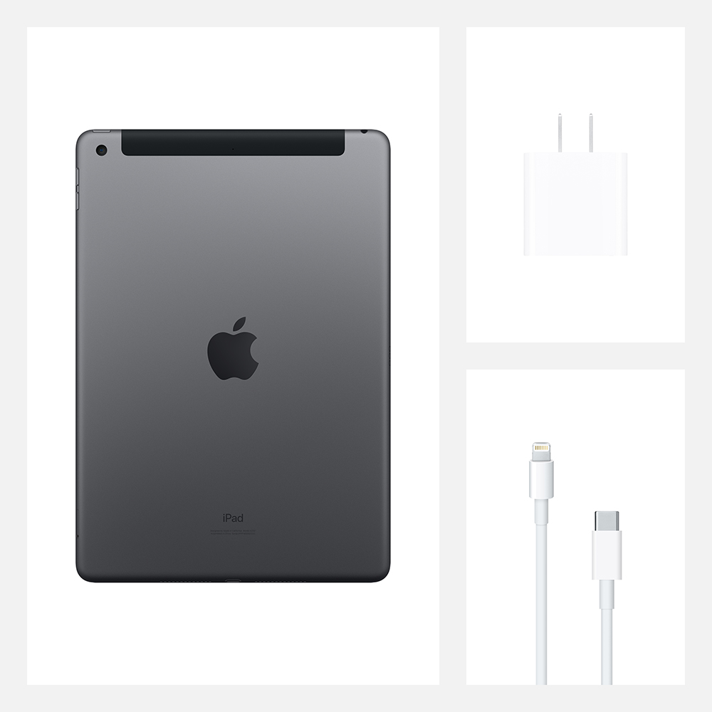 Apple iPad - MYMH2LZ/A - 10.2" - 32 GB - 2160 x 1620 - Apple iPadOS 14 - Cámara de visión posterior - Space Grey