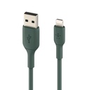 Belkin BOOST CHARGE - Cable Lightning - Lightning (M) a USB (M) - 1 m - verde noche - para Apple iPad/iPhone/iPod (Lightning)