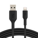 Belkin BOOST CHARGE - Cable Lightning - Lightning (M) a USB (M) - 2 m - negro - para Apple 10.5-inch iPad Pro; 12.9-inch iPad Pro (2nd generation); iPhone 11, 11 Pro, 11 Pro Max, 8, XR, XS, XS Max