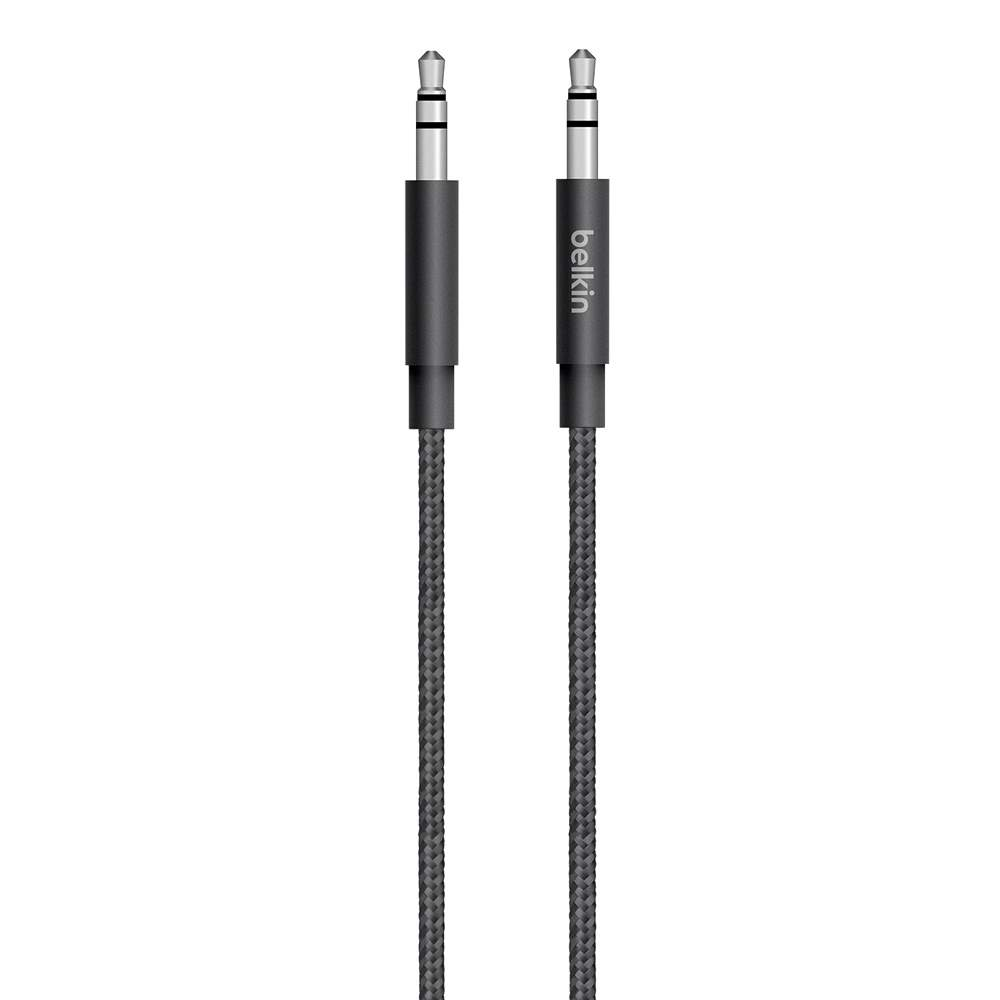Belkin MIXIT Aux Cable - Cable de audio - miniconector estéreo (M) a miniconector estéreo (M) - 1.22 m - plata