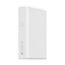mophie Power Boost - Cargador portátil - 5200 mAh - 3.1 A - 2 conectores de salida (USB) - blanco mate