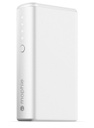 mophie Power Boost - Cargador portátil - 5200 mAh - 3.1 A - 2 conectores de salida (USB) - blanco mate