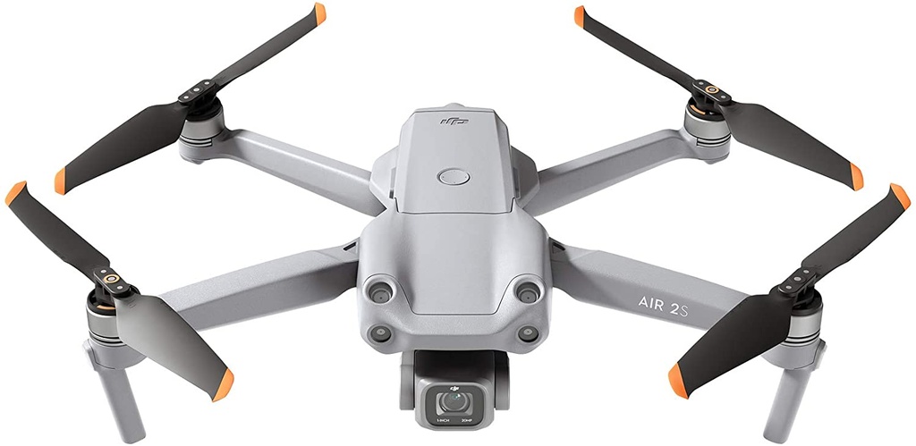 DJI Air 2S- Drone Quadcopter UAV con cámara cardán de 3 ejes, vídeo de 5.4K, sensor CMOS de 1 pulgada, 4 direcciones de detección de obstáculos, tiempo de vuelo de 31 min, transmisión de vídeo máxima de 7.5 millas, Master Shorts, gris