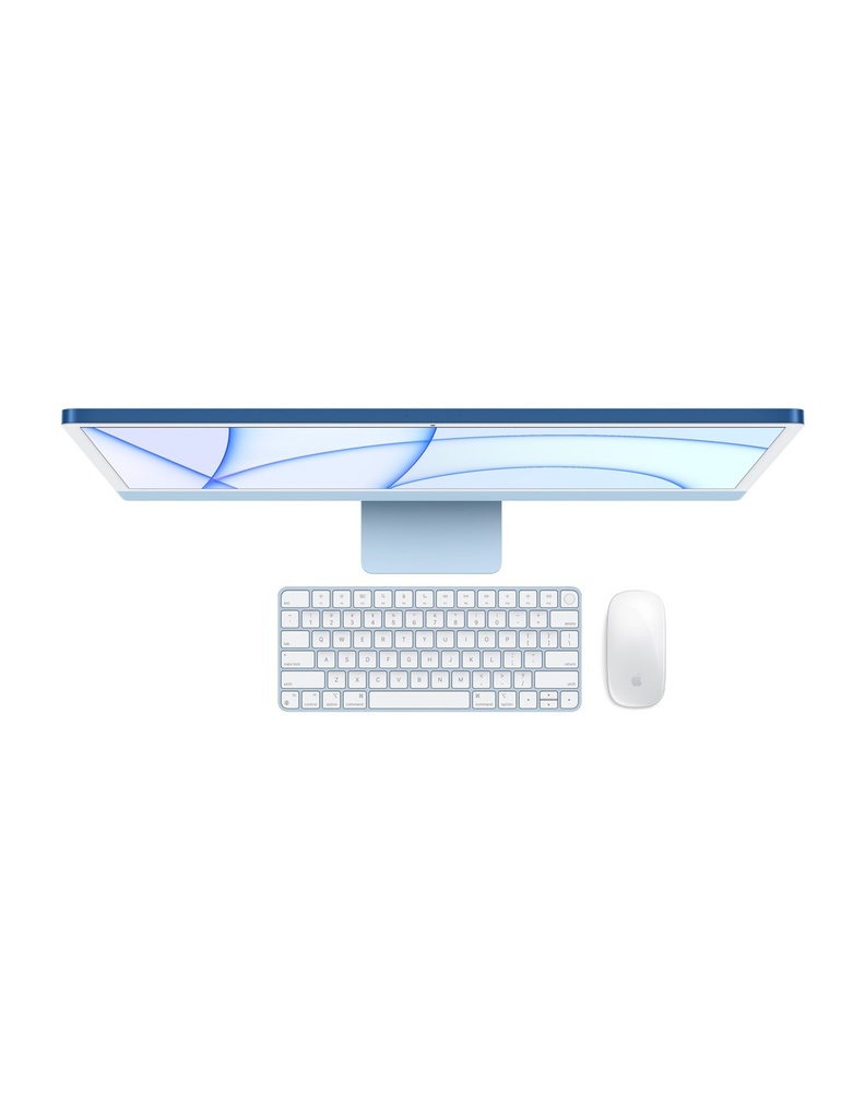Apple iMac - All-in-one - Apple M1 None - 8 GB DDR4 SDRAM - 512 GB HDD - 24" - Apple macOS Big Sur 11.0 - Blue