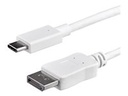 Xtech - USB cable - 4 pin USB Type A - 24 pin USB-C - 1.8 m - Black & white - Braided-XTC-511