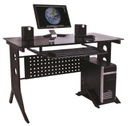 Computer Desk Black with Tempered Glass Top Xtech CT-1211