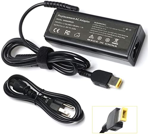 ADLX45NLC3A -  65W AC Charger Fit for Lenovo ADLX45DLC2A ADLX45NLC3A ADLX45NDC3A ADLX45NCC2A ADLX45NLC2A ADLX45DLC3A ADLX65NCC2A ADLX65SLC2A ADLX65SDC2A ADLX65NDC2A