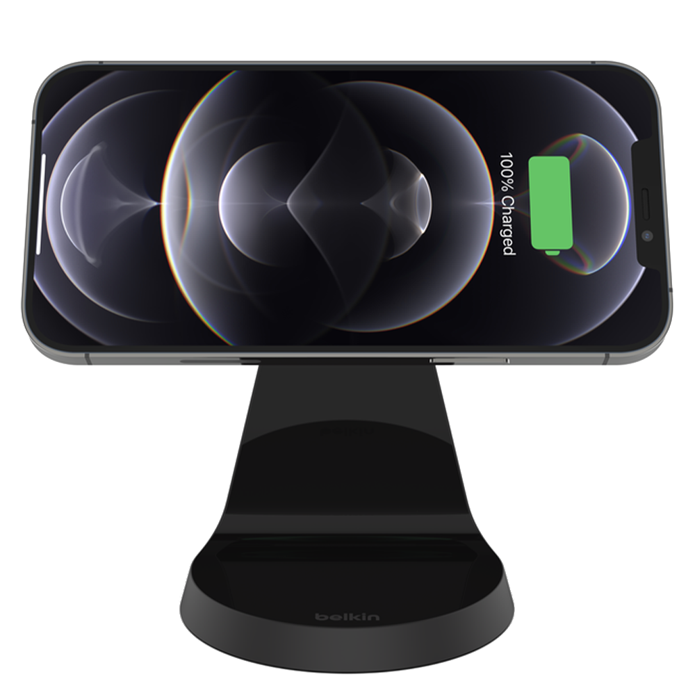 Belkin - Charging stand - 7.5 Watt - Cellular phone - Lithium - Black - Para iPhone 12