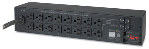 APC - Power distribution strip - 120 V - 16 Tomas de Corriente - Metered Rack PDU