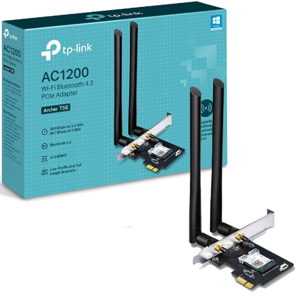 ARCHER T5E - Tarjeta de red TP-LINK AC1200 2 Antenas