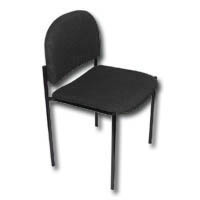 Xtech - Silla - visitante - metal, madera, espuma, tejido - negro