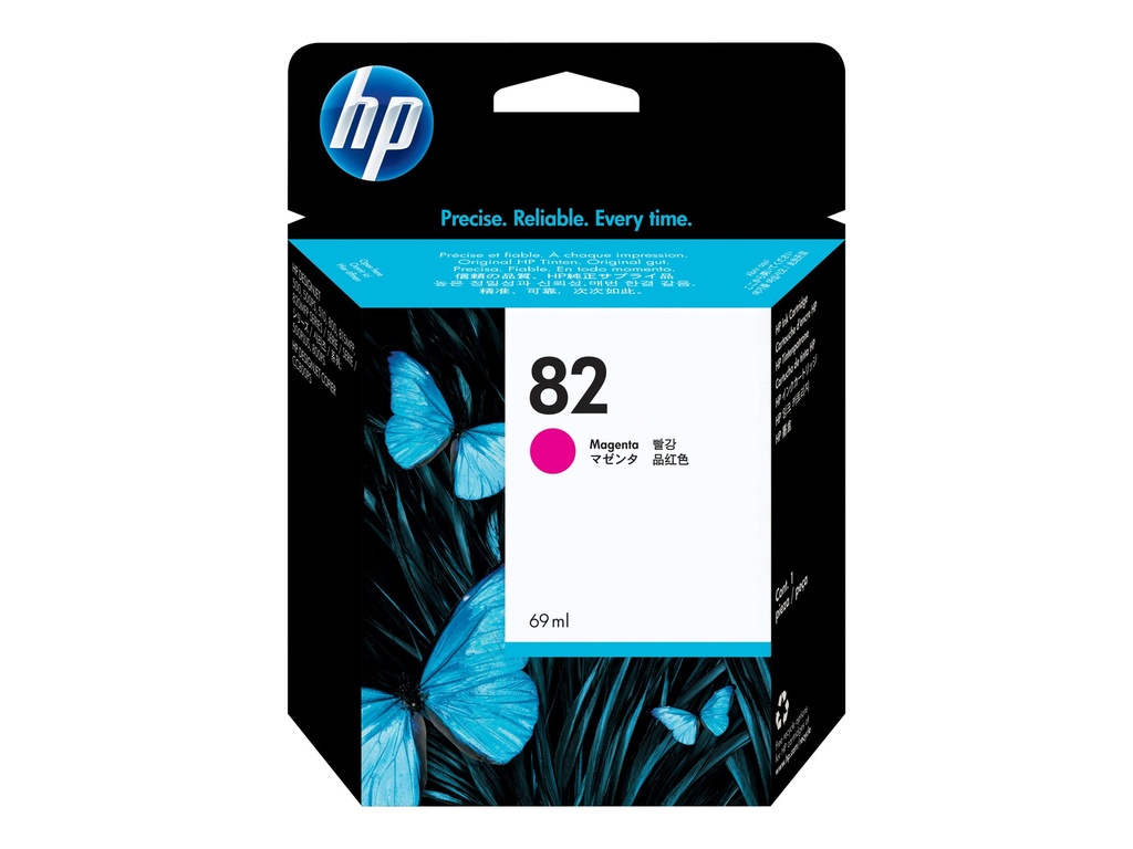 HP 82 - 69 ml - magenta - original - cartucho de tinta - para DesignJet 500, 500ps, 510, 510ps, 800, 800ps, 815mfp, 820; Designjet Copier cc800ps