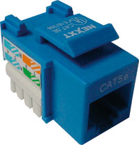 Nexxt - Terminación Modular - RJ45 - Cat5e  - Azul